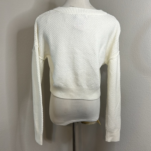 ๐ sincerely Jules cream button cardigan cropped fit XL - Picture 4 of 13